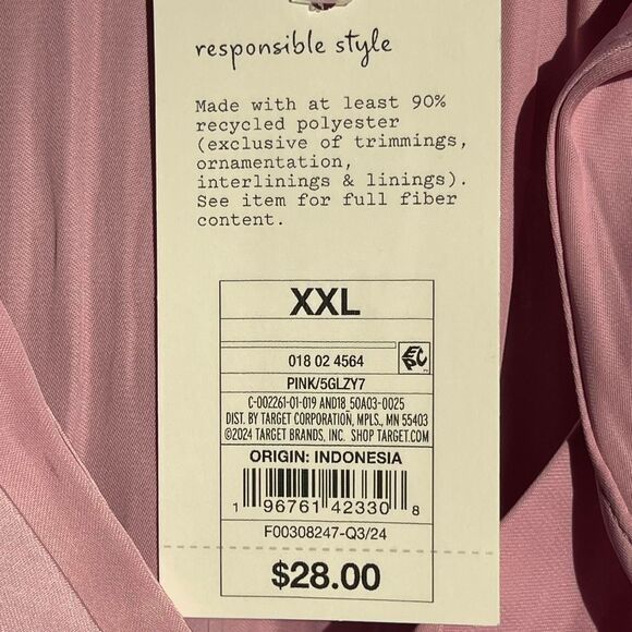 A New DaySize XXL Pink Ruffle Blouse (NWT) - Picture 6 of 7